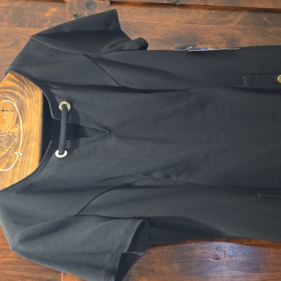 Black Sheath Dress NWT Chaps Ralph Lauren Sz 12 - Picture 3 of 12